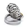 2019 Newest Style Male Chastity Cage Stainless Steel Male Chastity Device Sex Toys for Men Bondage Penis Lock Ring Sex Products G7-1-257A