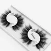 2 paar lange dikke 25MM wimpers 5D nertsen haar valse wimpers dramatische piekerige pluizige volledige strip wimpers handgemaakte oogmake-up tools4280716