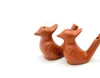 Créatif oiseau d'eau sifflet argile céramique émaillée paon oiseaux bain jouets musicaux pour enfants décoration de la maison SN2659
