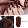 UR SUGAR 6 Bottles Caramel Color Series Gel Polish 7.5ml Coffee Chocolate Series Gel Polish Nail Gel Soak Off UV Nail Polish