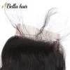 100% ludzkich wiązek do włosów z zamknięciem Brazylijski Virgin Hairloose Deep HairExtensions 4 Wiązki Koronkowe Zamknięcia 4x4 Bezpłatna część Bellahair