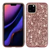 Anti-queda chapeamento completa protecção Bling Glitter Back Cover Shinning diamante Telefone Shell para Samsung M10 M20 A10E A20E A30 A40 A50 LG Stylo5