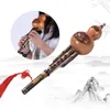 Traditionell C -nyckel Hulusi Kinesisk handgjorda flöjt Gourd Cucurbit Flute Ethnic Musical Woodwind Instrument6217021