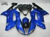 Бесплатный заказ Fairing наборы для Kawasaki Ninja 2007 2008 ZX6R 07 08 ZX6R ZX 636 синего ABS пластик обтекателей мотоцикла