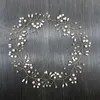 Vacker billig 1m lång silverbröllop tillbehör brud tiaras kristall rhinestone hårband brudtärna kvinnor hår smycken kronor huvudband