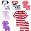 Enfant en bas âge garçon tenues INS bébé chemises pantalons courts 2 pièces ensemble à manches courtes garçons vêtements ensembles été bébé vêtements 19 modèles DW5253