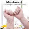 100pcsbox Guantes desechables Potencia de látex Trabajo de limpieza de nitrilo Guantes de grado de alimentos Laboratorio químico Electronics Pruebas azules7987735