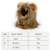 Cat Lion Mane Pet Lion Costume Pet Lion Hair Parrucca per cani Gatti Animali domestici Halloween Festa di Natale Gift194I