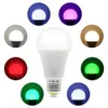 Smart WiFi LED-lampa arbete med Amazon Alexa Google Hem RGB + Varmt ljus + Vitljus E27 7W AC85-265V LED-lampa