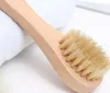 Brosse faciale naturelle brosse de bain pour peau sèche enlever la peau morte frotter la brosse à ongles pour le visage