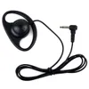 50X 1 Pin 3.5mm Jack D-Shape Listen Only Soft Rubber Earpiece for Motorola Radio