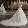 Applique senza bretelle di Charme Pizzo Perline epoca da sposa Abito da sposa Principessa Abiti da sposa Turchia su ordine Nuovo