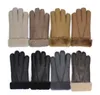 Fashion-Classic hommes nouveaux gants 100% cuir gants de laine de haute qualité en plusieurs couleurs livraison gratuite