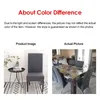 Couverture de chaise 24 couleurs Spandex Stretch Slipcovers Élastic Slip-Chair Couleur Solid Chaise pour salle à manger Cuisine Mariage Banquet Hotel