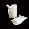 50ML الوقوف شرب حقائب حزمة شفافة العبوس حقيبة الأبيض دوق-باي صنبور للحصول على الحقيبة المشروبات اللبن QW8768 000