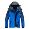 Men Jacket Winter Waterproof Mens Hiking Jackets Outwear Warm Coat Man Thick Hooded Fleece Overcoat Inside Pocket