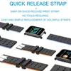 Smart Watch Armband Sport Aktivitet Fitness Tracker With Heart Rate Blodtryck Sova Monitor Pedometer IP67 WaterPR Wristband SmartWatch