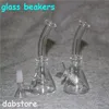 Mini barboteurs Heady verre brûleur à mazout eau Bong voyage narguilé bécher bol 10mm