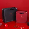 Haute qualité rouge noir doux bien-aimé Saint Valentin papier poignée sac cadeau Creative shopping accessoires sac fournitures de mariage