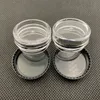 Round Colorful Clear Plastic Cosmetic Container with Screw Cap 3g 3ML 5g 5ML Cream Wax Oil Jar Lip Balm Pill Storage Vial Bottle Smoking Makeup Accessories