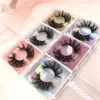 Hot selling 25mm Lashes Dramatic Long 5D Mink Eyelashes Private Logo Custom Transparent Square Packaging box