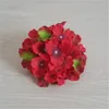 50pcs 20cm 20Colors Hortensia artificiel Hortensia Decorative Silk Flower Head for DIY Mur Wall Arch Décoration de fond de décoration 201883641