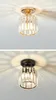 Crystal LED Ceiling Light E27 85-265V Modern Crystal Lamp for Hallway Corridor Asile Light Chandeliers Ceiling Light