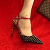 free fashion women pumps lady peep black leopard patent leather spikes high heel shoes sexy party shoes sandals genuine leather