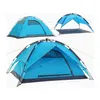 Double Layer UV Protection 1-2 Person Waterproof Folding Automatic Pop Up Outdoor Camping Tent