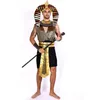 Halloween kostymer Ancient Egypt Egyptian Faraoh King Empress Cleopatra Queen Costume Cosplay Kläder för män Kvinnor Rollspel