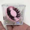 Cube vide cils Box Clear Cils stéréoscopiques Emballage 3D 5D Mink Lashes en gros sur mesure