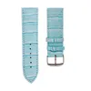 Superior horlogebanden Nieuwe 20mm Soft Sweatband Leather Riem Steel Buckle Pols Watches Band Mar30