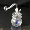 Accessoires de bangs en verre de fleur de bluet extraterrestre, Pipes à fumer en verre colorées mini-tuyaux à main multi-couleurs Meilleure pipe en verre à la cuillère