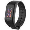 F1S SMART Bracelet Colmet kleurenscherm bloed zuurstofmonitor Smart Watch Heart Rate Monitor Smartwatch Fitness Tracker Watch voor Android I4329267