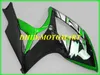 Kit de carénage de moto pour SUZUKI GSXR600 750 K6 06 07 GSXR600 GSXR750 2006 2007, ensemble de carénages ABS vert brillant noir + cadeaux SB31