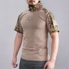 Men039S tshirt Tactical Tshirt utomhus kamouflageskytte jakt tshirts bomull kort ärm vandringskläder 1781415