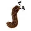 Faux Fur Tail für Erwachsene Cosplay Fox Tail Halloween Cosplay Kostüm Biegung Verstellbarer Cosplay -Schwanz Masquerade Party Dekoration DBC VT9703693