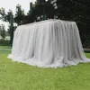 1M Tulle Table Skirt for Wedding Party Decoration Baby Shower Home Textile Birthday Tablecloths Tutu Supplies1382130