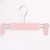 Kleurrijke zwarte transparante roze plastic hanger voor lingerie ondergoed anti-slip kleding broek rok clip hangers rack