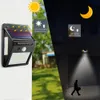 La luz del sensor de movimiento de iluminación solar al aire libre pared del jardín de la luz Buitenlamp Con yarda del jardín del LED exterior WalkAway sensor de la pared de las luces