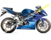 För Triumph Cowling Daytona 675 Kroppsdel ​​2009 2010 2011 2012 Motorcykel Bodywork Blue Fairing Aftermarket Kit (formsprutning)