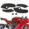 Autocollant étanche pour carrosserie de moto, coussin latéral givré antidérapant pour réservoir de carburant, autocollant de protection pour coussin de traction pour DUCATI 17-18 SUPERSPORT S289V