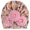 Bébé Filles Floral Chapeaux Indiens 8 Designs Hiver Perle Décoration Élastique À Tricoter Garçons Enfants Designer Chapeaux De Mode Chaud Chapeaux Tricotés