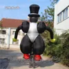 Parade Performance Marche Gonflable Clown Marionnette 3.5 m Mobile Cartoon Figure Blow Up Droll Costume Pour Cirque Show