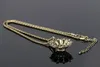Prachtige sieradensets Prachtige Chinese retro bruiloft bijpassende sieradenpak met robijn ingelegde ketting Ring Oorbellen7794224