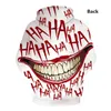 HAHA Joker Komik Hoodie Cadılar Bayramı Çılgın Kazak Uzun Kollu Kazak Moda Stree Coats Serin Unisex Sportwear Sıcak Satılık Gülümseme