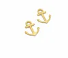 MIC 200PCS Antik Silver / Bronze / Guld Zinc Alloy Blandat Mini Nautical Anchor Charms DIY Smycken Hängsmycke Charms 15x19mm