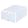 Hot Sale !!! Slitstarka dammskyddade skorlådor Tjockad Andningsbar Transparent Låda-Typ Skor Storage Box Case Container Organizer