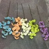 2020 Diy Silk Artificial Cherry Blossoms Branch Flower Silk Wisteria Vines for Home Wedding party Decoration Flower Bouquet 5pcs