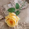 ein einziger Stamm stieg Blume künstlicher Samt roses30cm lang 9 Farben DIY Hochzeit Brautstrauß Floristikzubehör